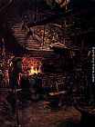 The Blacksmith's Shop by Stanhope Alexander Forbes